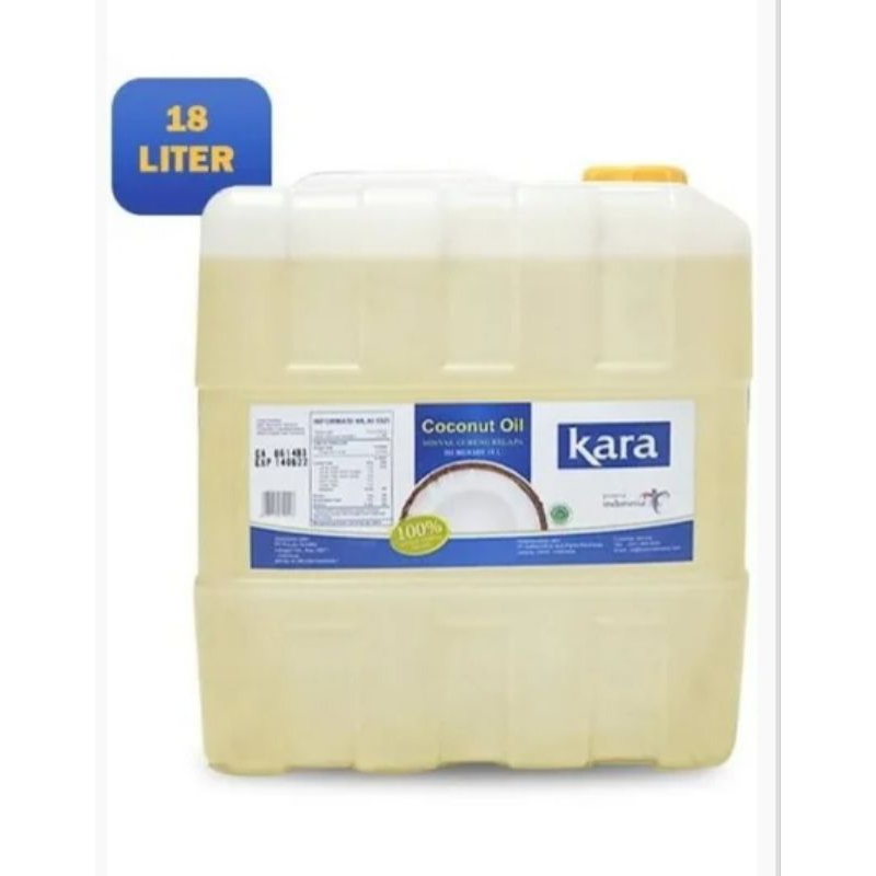 

Kara Natural Coconut Oil jerigen 18 lt