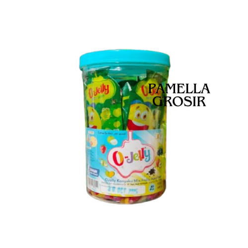 

JAJAN LEBARAN OJELLY TOPLES KONYAKU MIX FRUIT ISI 30 PCS