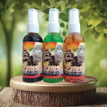 SMELLY 30 - Parfum Mulut Kucing Penghilang Bau Mulut Kucing Nafas Bau Pewangi Kucing