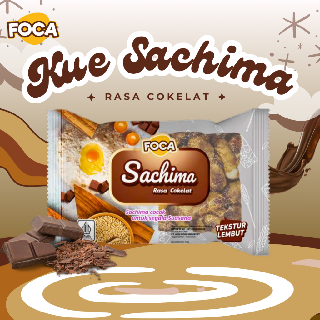 

FOCA Sachima COKELAT - 40gr