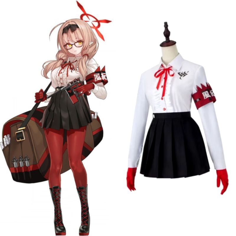 (ifloow.id)  Costume Chinatsu Hinomiya Blue Archive | Chinatsu Blue Archive Cosplay