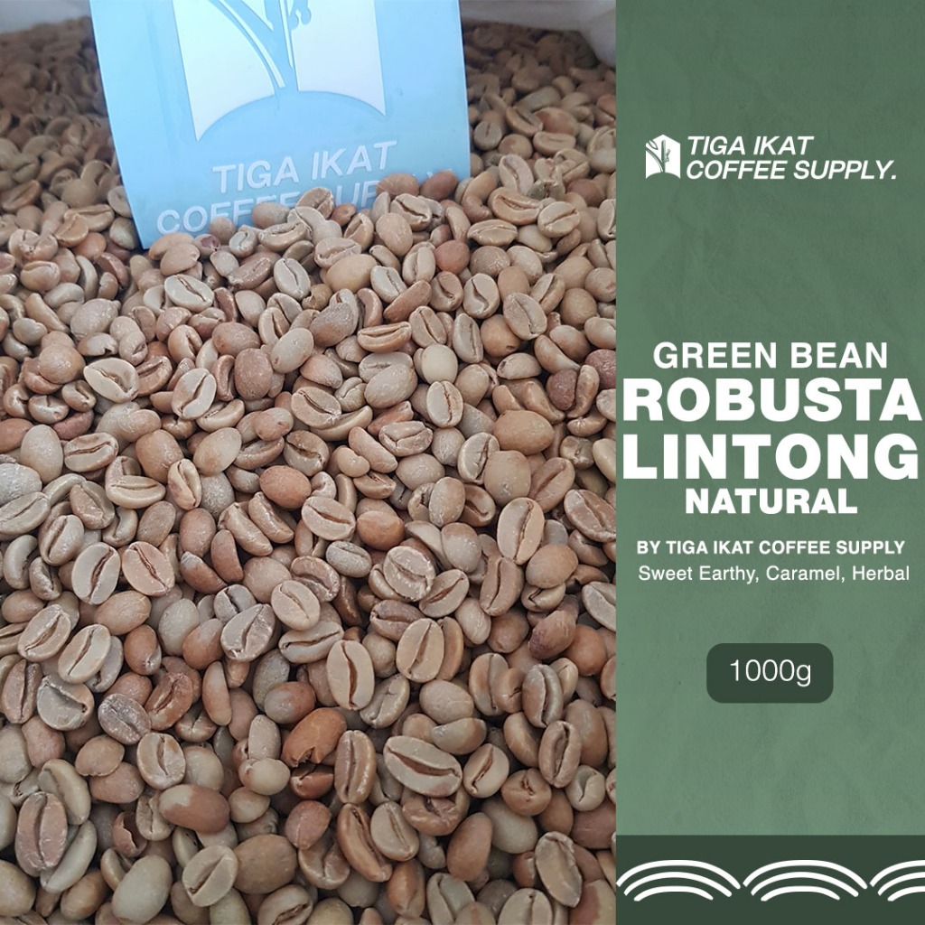 

Greenbeans / Green bean Robusta Lintong Natural 1 Kg