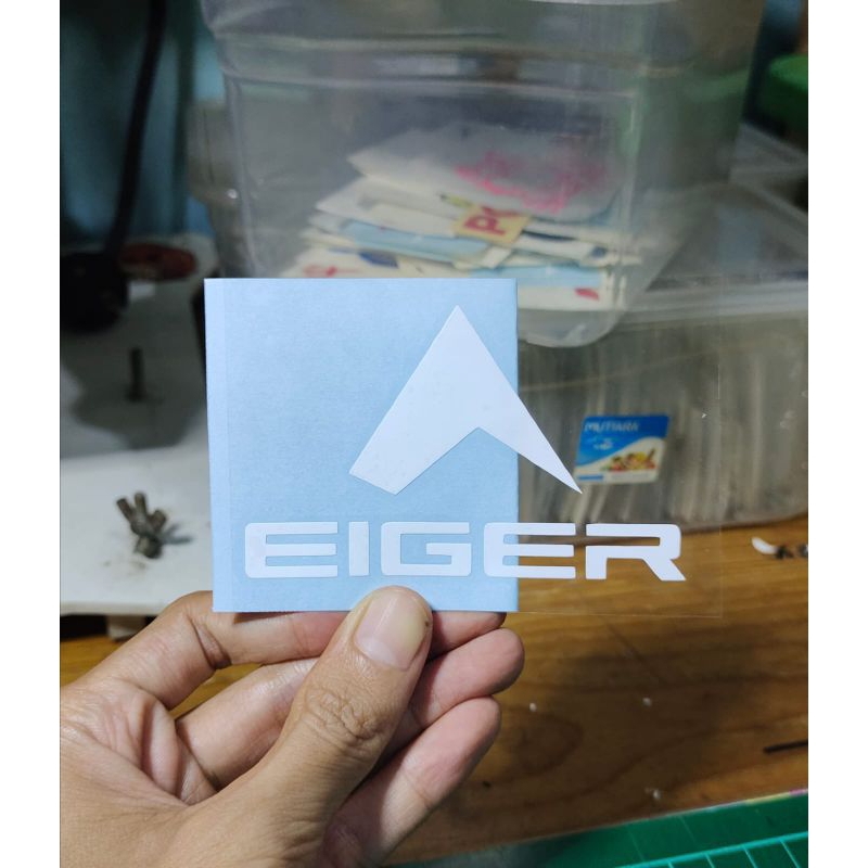 

stiker Eiger sticker cutting gunung keren