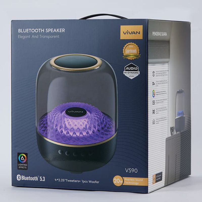 Super Bass Bluetooth Speaker Vivan VS90
