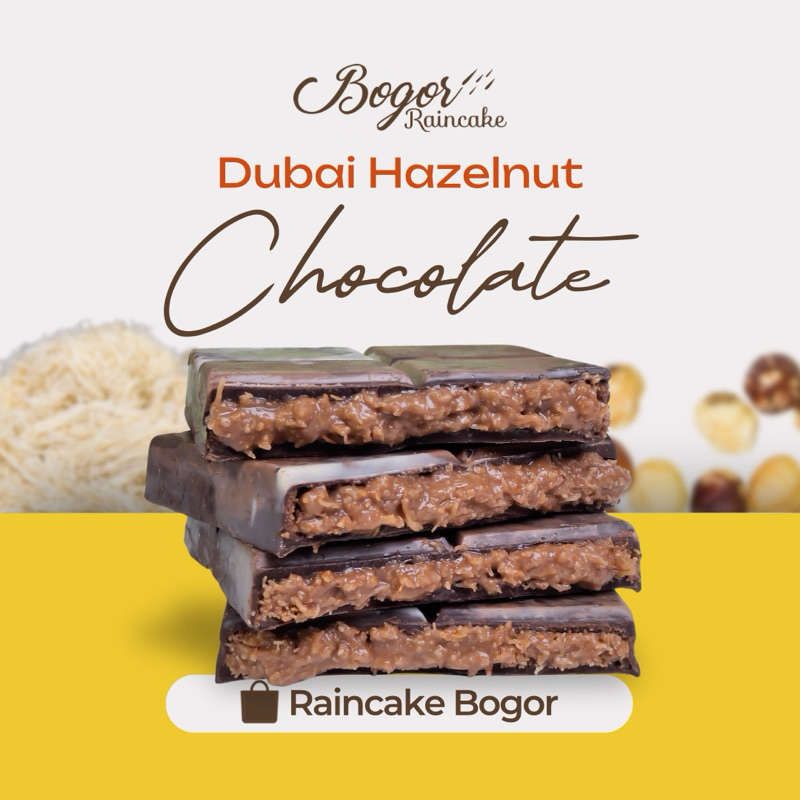 

Bogor Raincake Dubai Hazelnut Chocolate Large 200gr