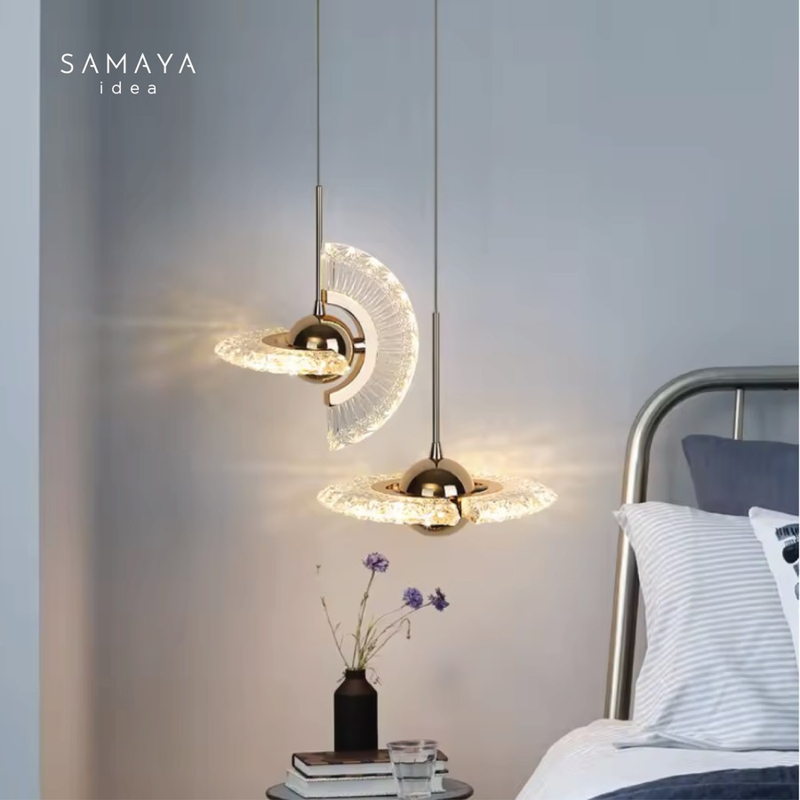 Lampu Gantung Kristal | Lampu Gantung Elegan | Lampu LED | LAMPU GANTUNG SALINAS PENDANT LAMP