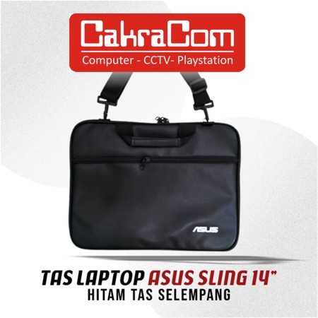 Tas Laptop / Softcase ASUS 14" Hitam Tas Selempang Laptop 14 Inchi