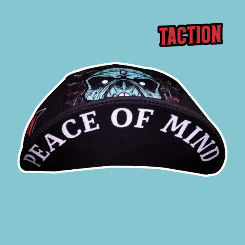 Cycling cap band iron maiden pom topi sepeda