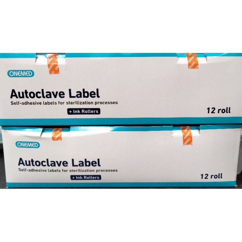 

Onemed Autoclave Label 25x31 Box isi 12 Roll Plus ink Roller