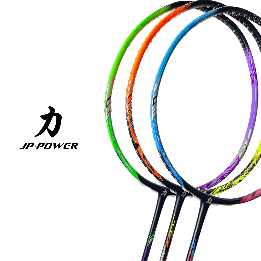 New Product Jp Power Raket Badminton Hybrid 7000 8000 9000 Original 5U 35 Lbs Professional Racket