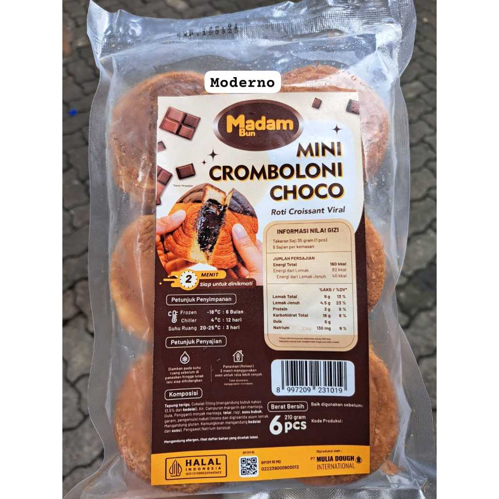 

Madam Bun Mini Cromboloni Choco 210gr