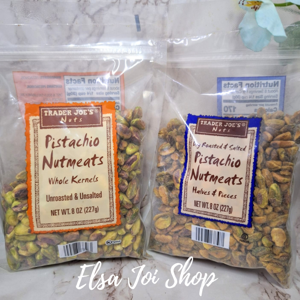

ELSAJOISHOP - Trader Joe's Nuts Pistachio Nutmeats - 227 Gr