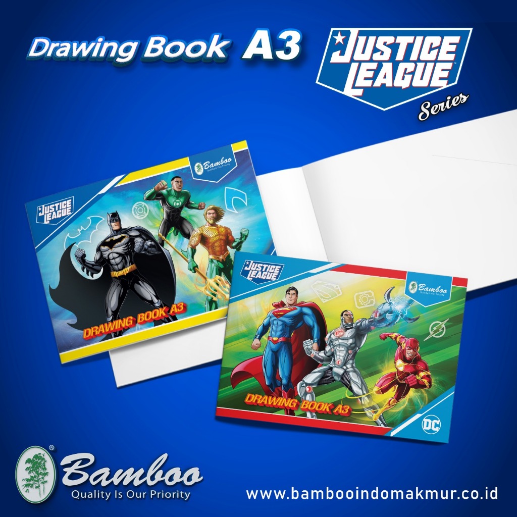 

Bamboo Buku Gambar/Drawing Book ukuran: A3 - Justice League [ECER]