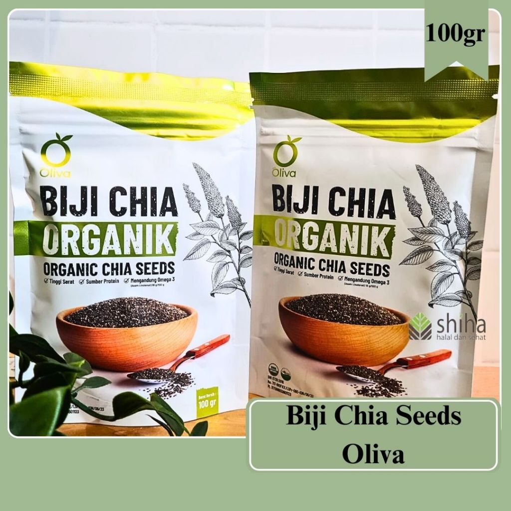 

Oliva Organic Chia Seed 100gr chiaseed organik | Warungshiha