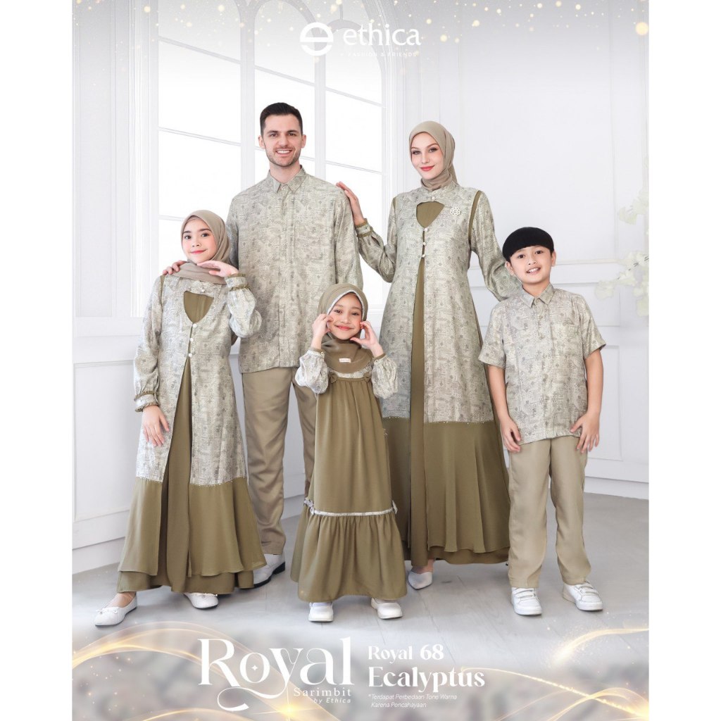ETHICA SARIMBIT GAMIS KAGUMI 339/KAGUMI KIDS 182 & KOKO KAHFI 354/KAHFI KIDS 254 ROYAL 68 ECALYPTUS 