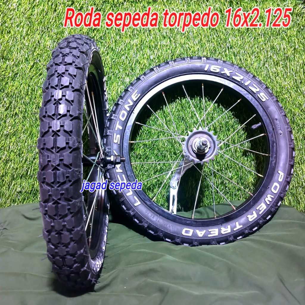 wheelset Roda sepeda velg torpedo 16x2.125/roda sepeda BMX 16 in torpedo
