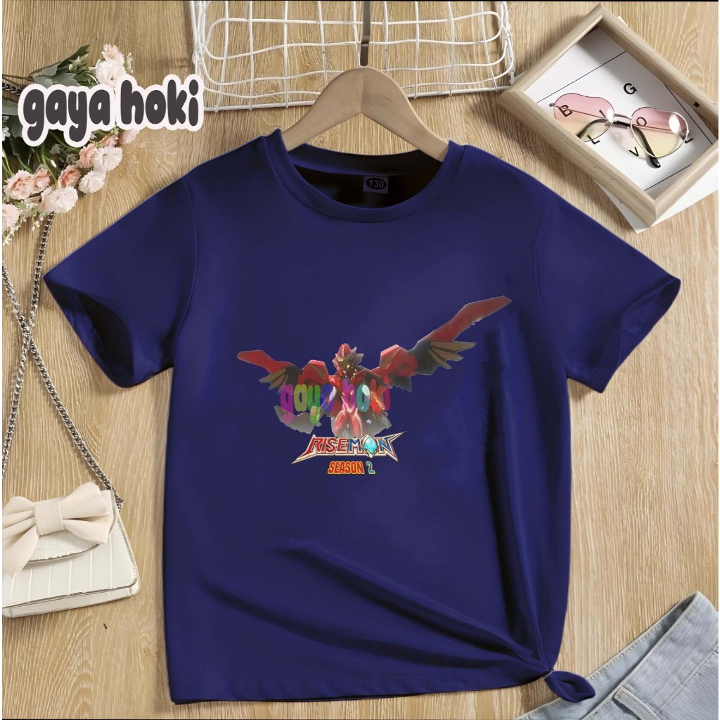 Baju Kaos Anak Gambar Riseman Season 2 Bahan Premium Unisex