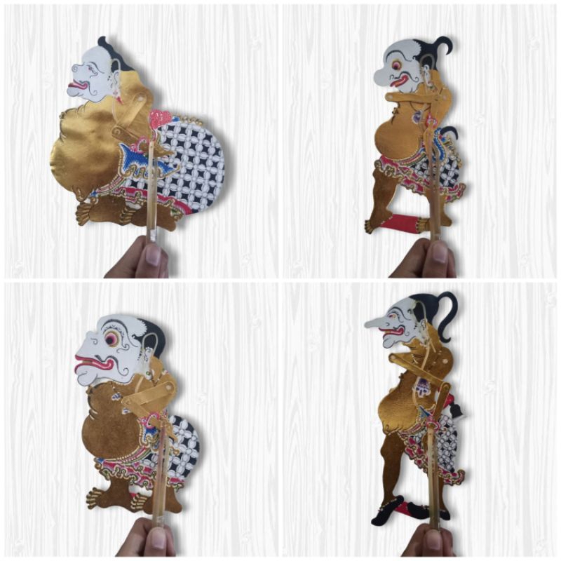 Wayang Kulit (Punakawan) Semar, Gareng, Petruk, Bagong/ Bawor Asli Jogja rapi halus