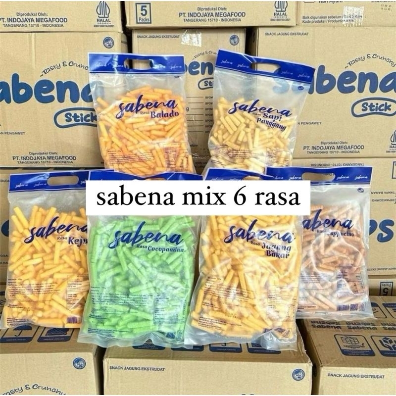 

SNACK SABENA ISI 6BUNGKUS (1BUNGKUS ISI 125GR)