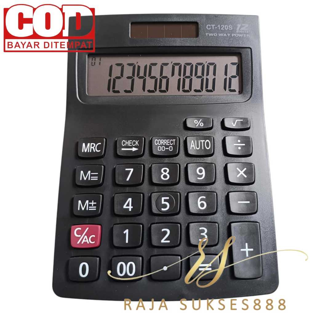 

SDC 120S Kalkulator murah 12 DIGIT CT