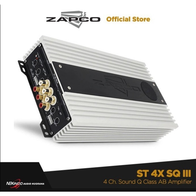 POWER Zapco ST 4X SQ III 4 Ch. Sound Q Class AB Amplifier ORIGINAL