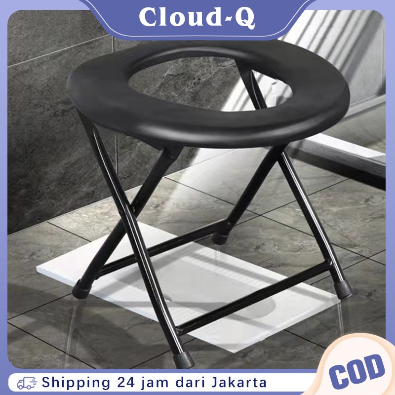 Kursi Toilet wc Duduk Tangga Bergerak Lipat Toilet Toilet Bagi Orang Tua Kursi Wanita Hamil Dewasa