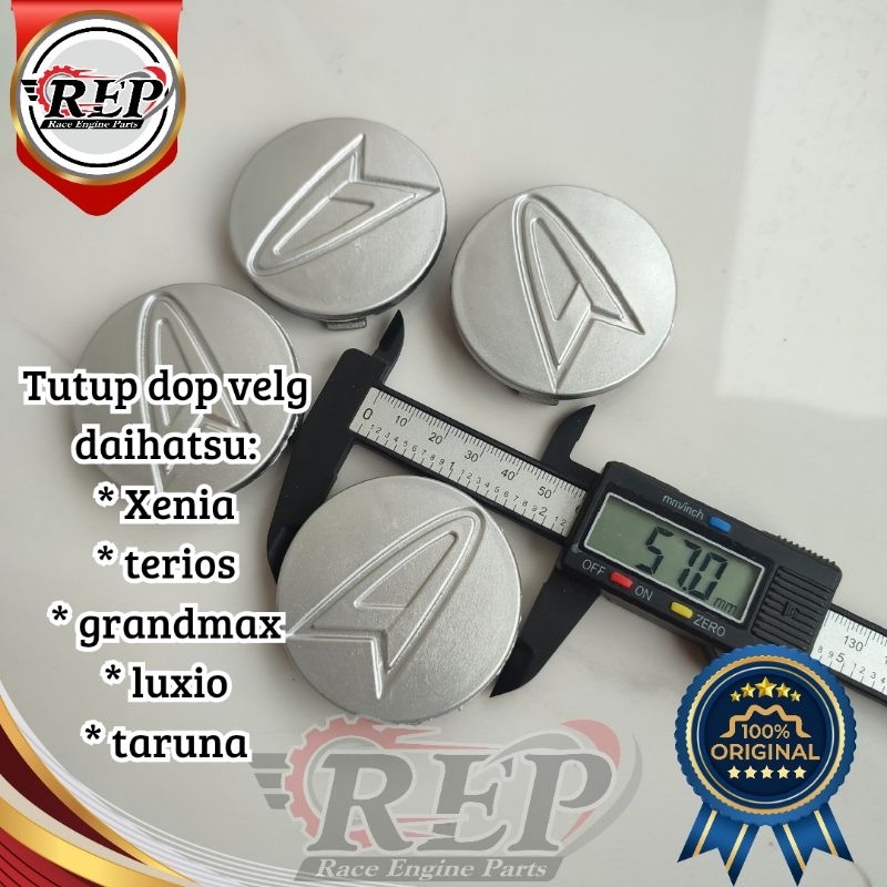 tutup dop velg daihatsu all new xenia luxio terios grandmax taruna original