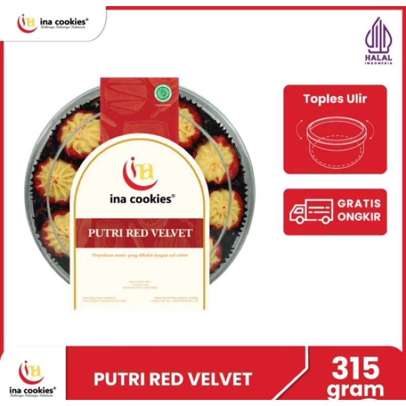 

Ina Cookies Putri Red Velvet