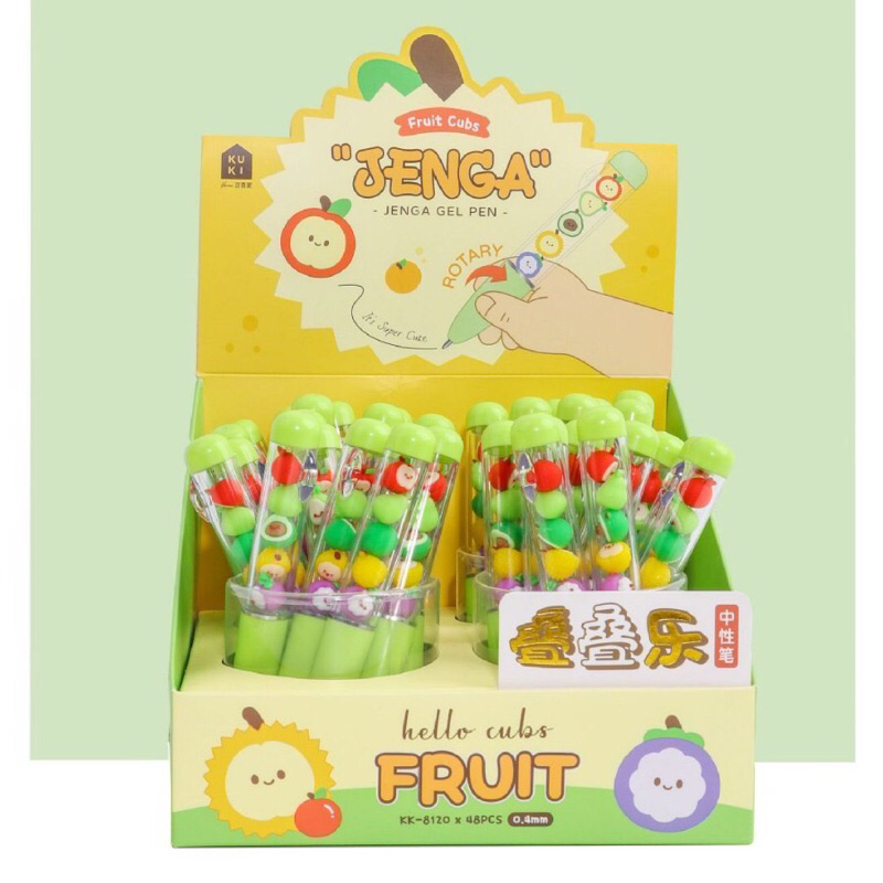 

PEN KUKI FRUIT CUBS 2 PCS 0,5