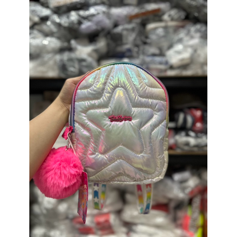 TAS RANSEL ANAK SKECHERS PUFF MINI BACKPACK KIDS SKEBPTT8512W WHITE ORIGINAL SKECHERS