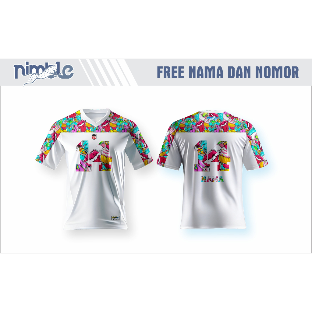 JERSEY DOODLE // JERSEY AMERICAN FOOTBALL // JERSEY MOTOCROSS // JERSEY ADVENTURE // JERSEY BOLA // 