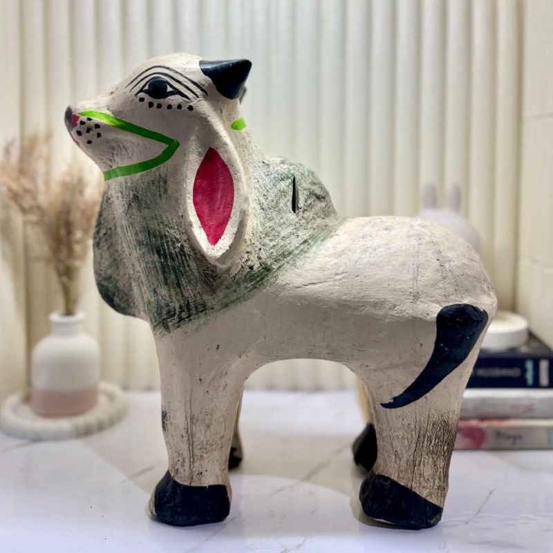 Celengan Sapi Jumbo Bahan Tanah Liat