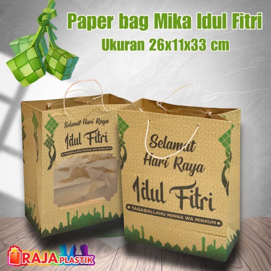 

Paper Bag Mika Idul Fitri / Paper Bag Mika Lebaran -5pcs