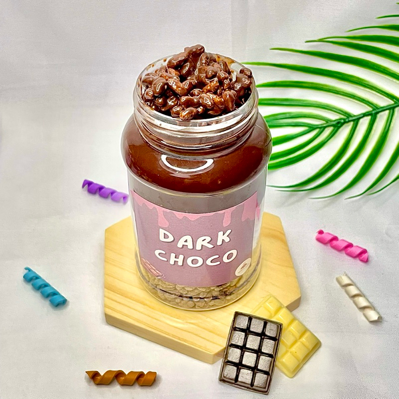 

Classica2106 Choco Crispy In Jar Jumbo Cemilan Coklat Lumer Berisi Rice Crispy Putih Dan Coklat
