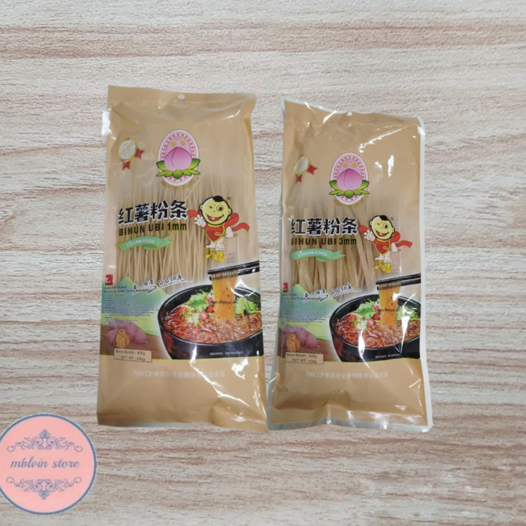 

Xian Tou Brand Bihun Ubi / Sweet Potato Vermicelli 400 gram