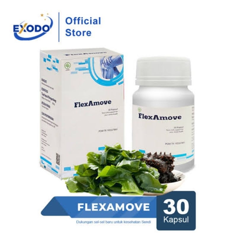 Flexamove Original Asli Obat Kesehatan Tulang Nyeri Sendi Herbal