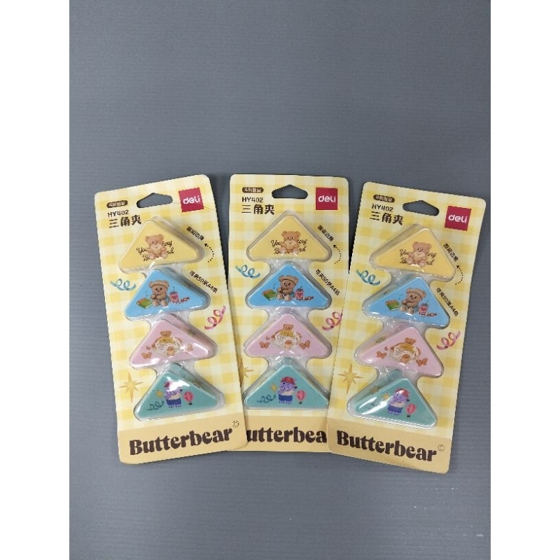 

Deli Triangle Paper clip / Penjepit kertas / Clip segitiga karakter