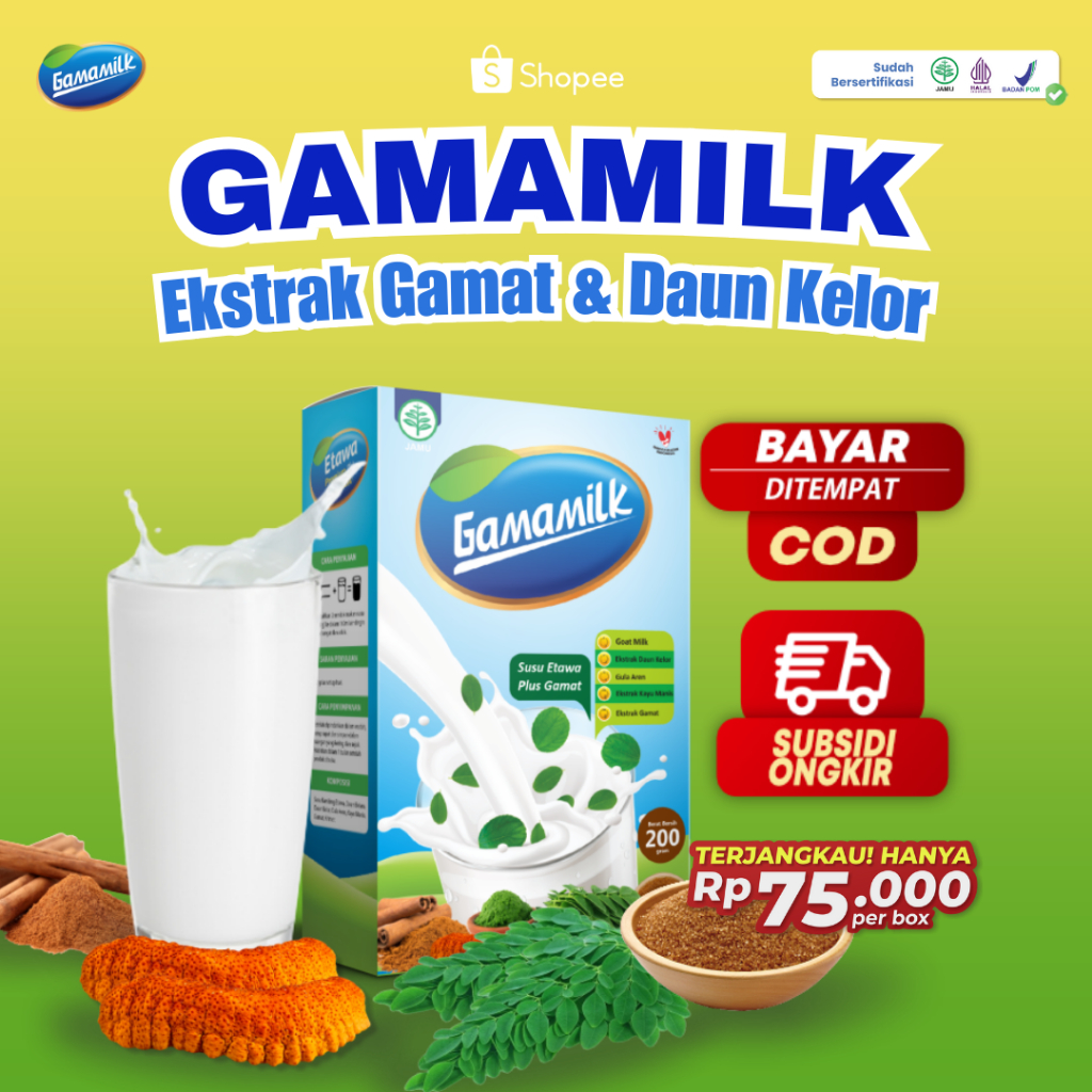 

GAMAMILK Susu Etawa Plus Gamat