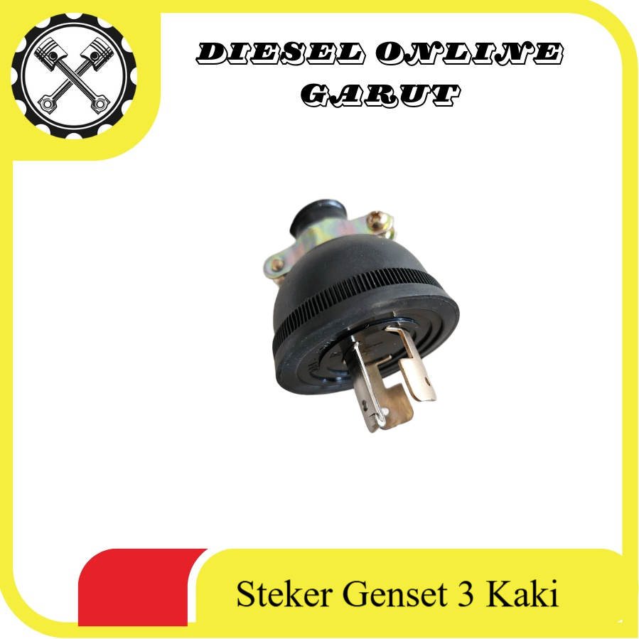 Steker Genset 3 Kaki Colokan Mesin Genset 3 Kaki Plug Putar 3 Kaki Genset