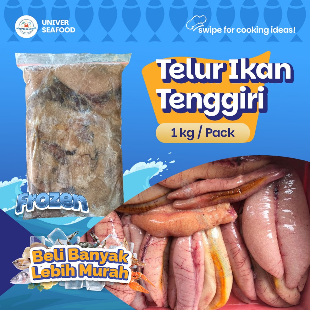 

Telur Ikan Tenggiri Supreme 1kg