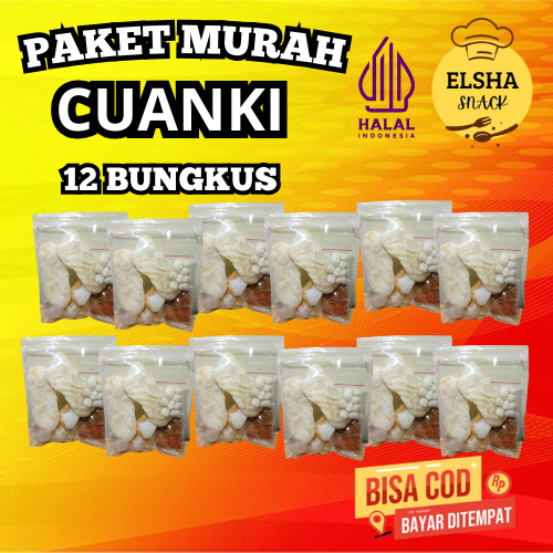 

Cuanki instan paket Murah isi12 bungkus, Enak & Gurih