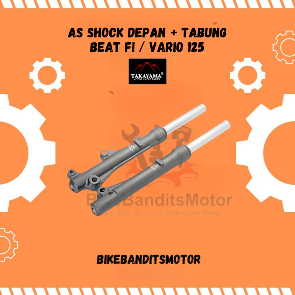 As Shock Depan + Tabung Beat FI / Vario 125 Takayama
