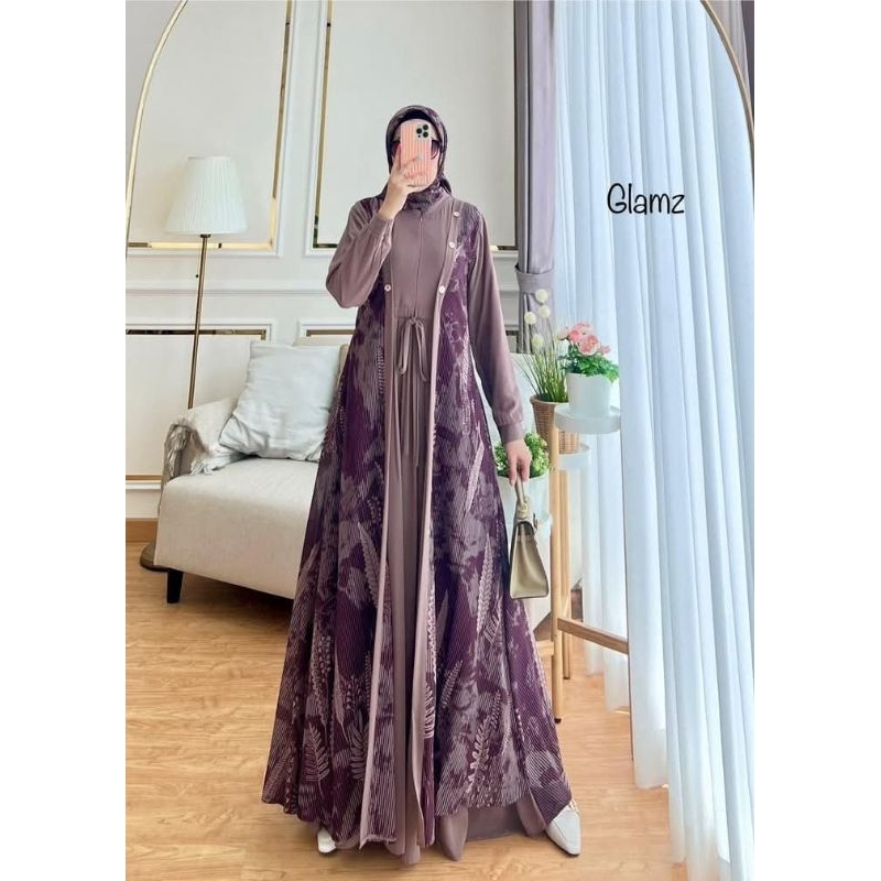 Jameera dress set hijab Ori Glamz, dress busui, dress ceruty