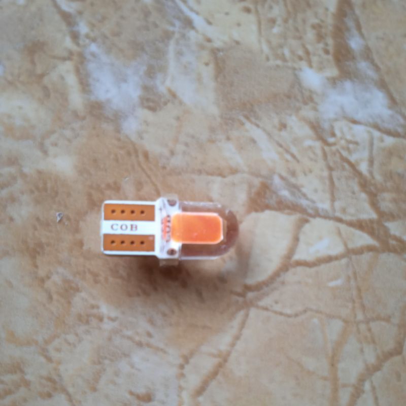 MERAH - Dop Lampu Led Tancap Jelly  T10 Lampu Sein Riting Motor  AJM