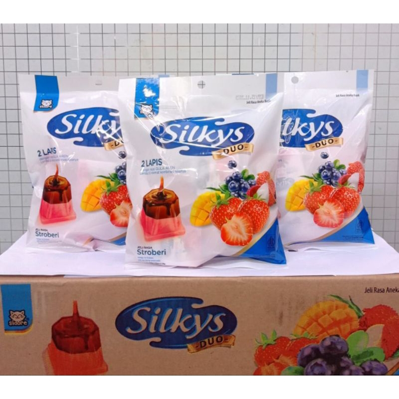 

1 DUS SILKYS DUO PUDDING JELLY KARTONAN RASA MANGGA / BLUEBERRY / STRAWBERRY