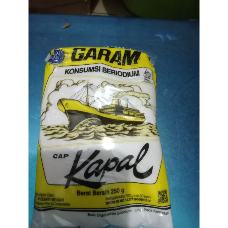 

garam cap kapal 250 gr
