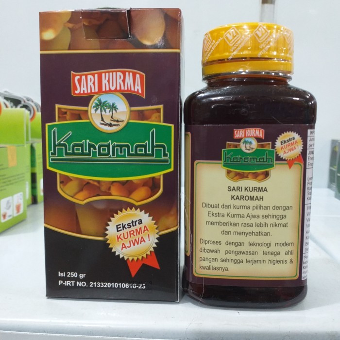 

Sari Kurma Karomah Ajwa 250gr Kualitas Premium