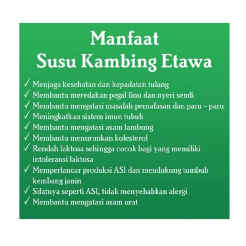 

susu kambing etawa bubuk AMH Ahlinya Minuman Herbal