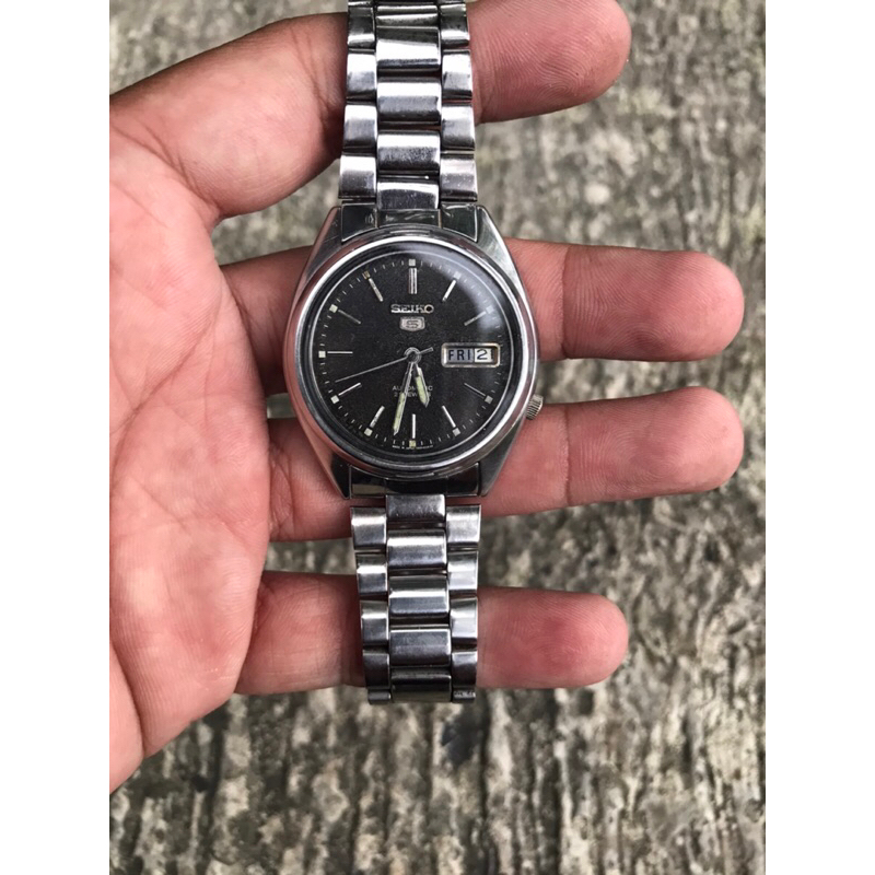 jam tangan seiko5 automatic vintage second bekas