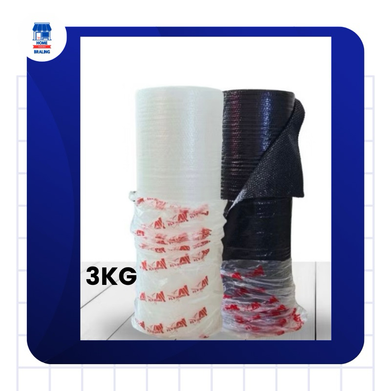 

BUBBLE WRAP HITAM PUTIH SELLER 3KG UKURAN 50M x 125CM